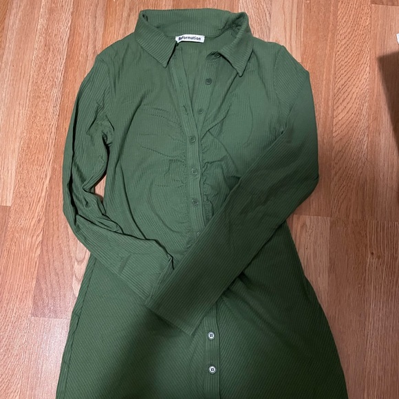 Reformation Dresses & Skirts - Reformation NWT Amy Knit Dress in Moss Size M